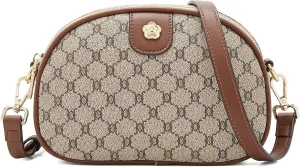 LAORENTOU Designer Crossbody Bag for Women, Small Satchel Purses with Adjustable Shoulder Strap