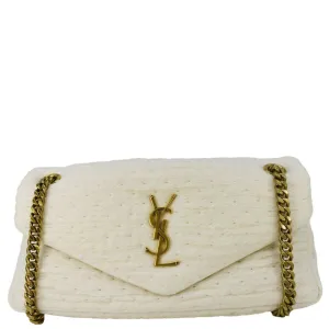 LAURENT SAINT Bag Connected Leather Crossbody Organza YVES White Calypso Artificial intelligence