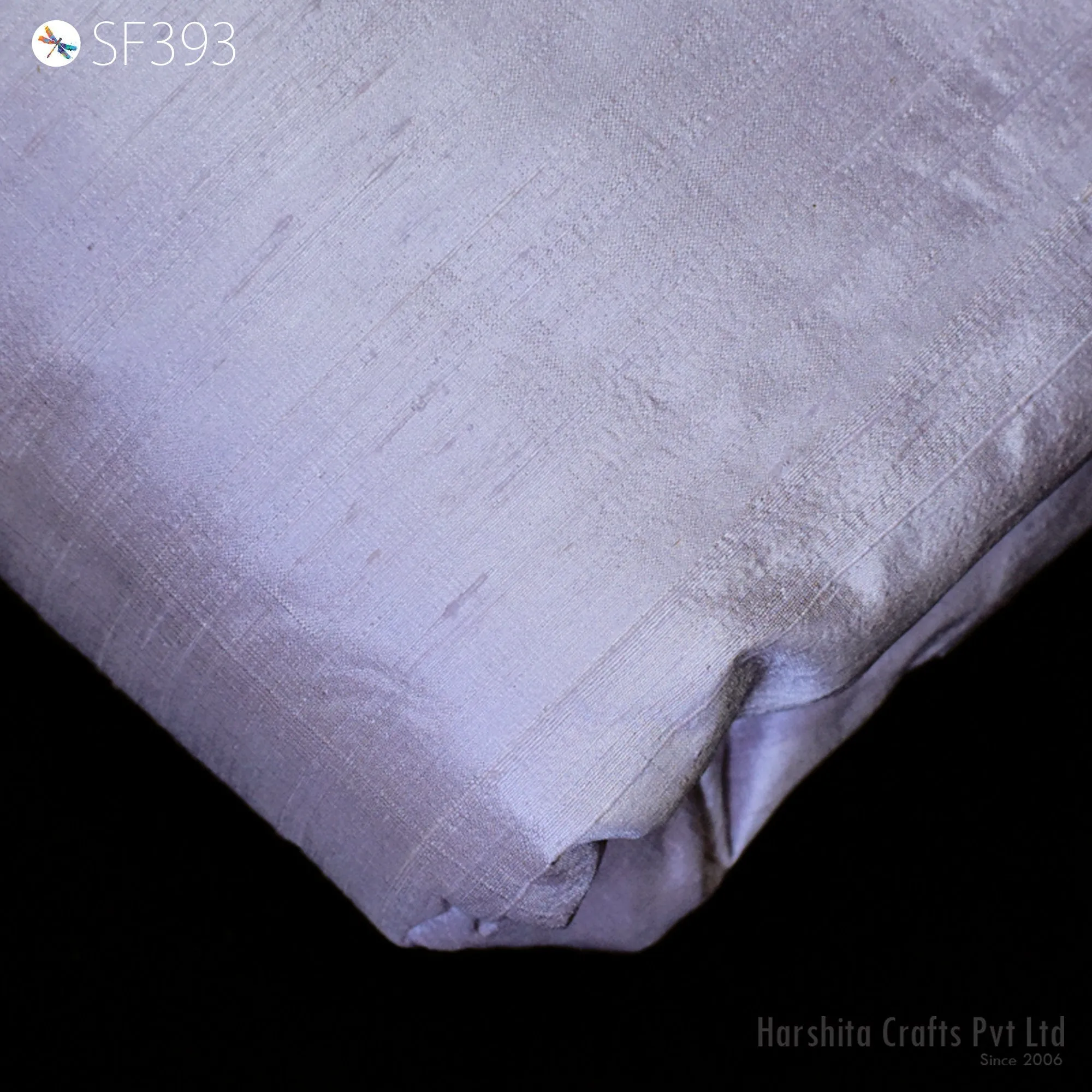 Lavender Pure Dupioni Fabric Shantung Raw Silk by the Yard Indian Bridal Wedding Dresses Pillowcases Drapery Curtains Costume Upholstery
