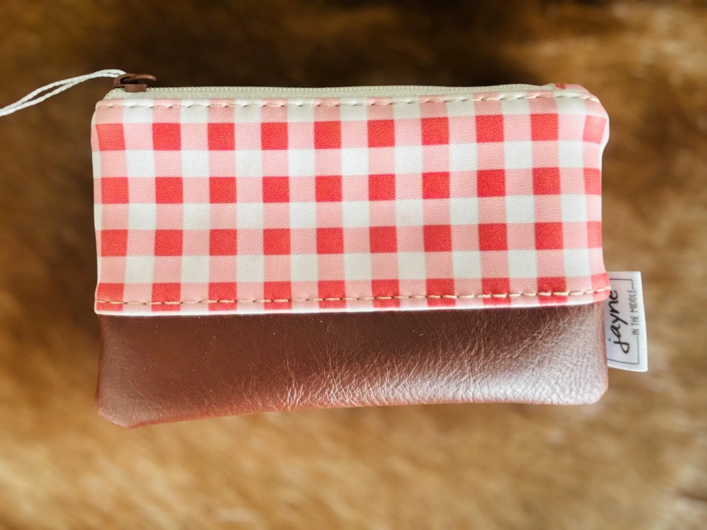 Leather & Vinyl Coin Purse