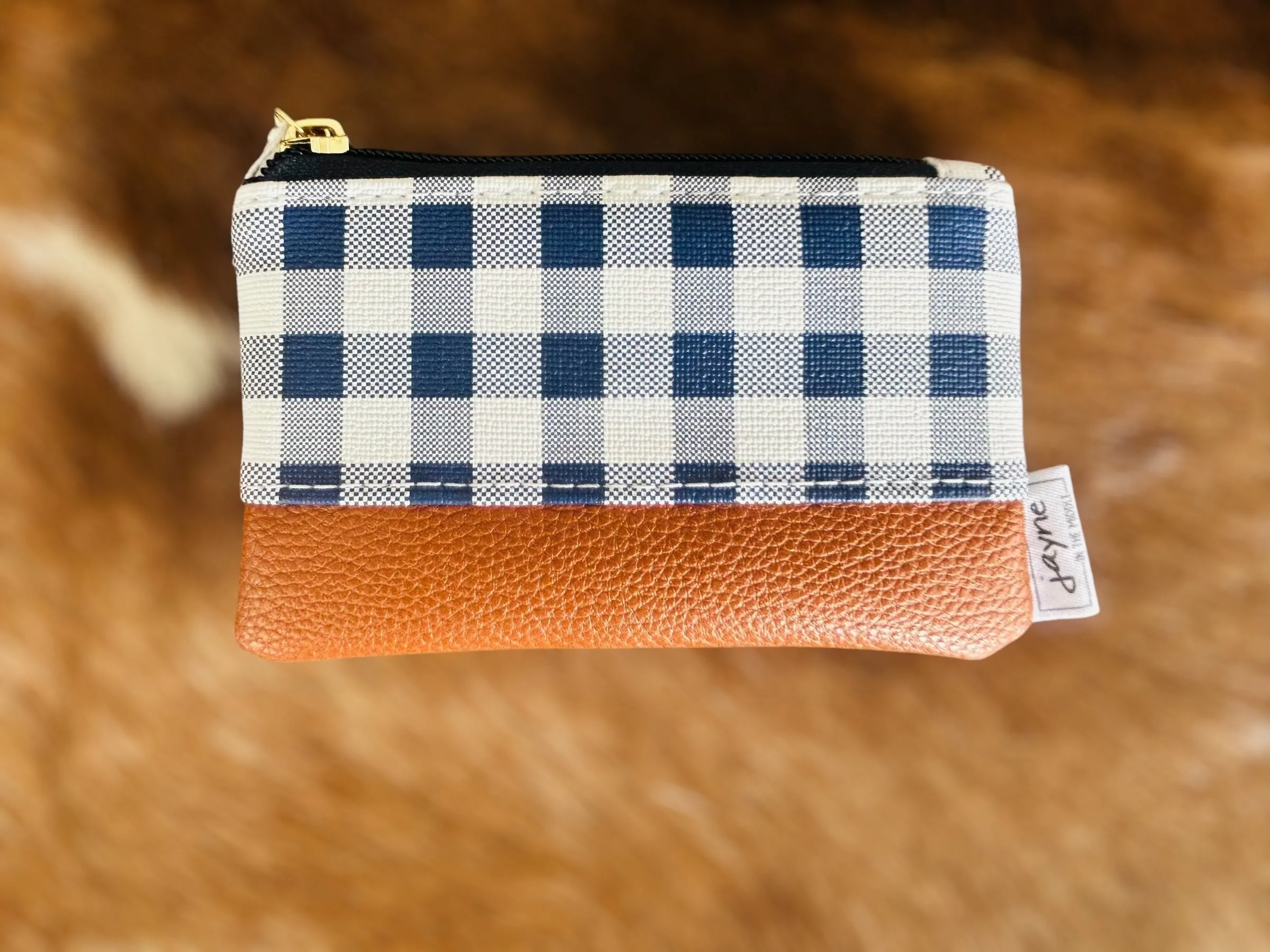 Leather & Vinyl Coin Purse