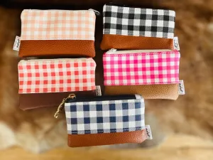 Leather & Vinyl Coin Purse