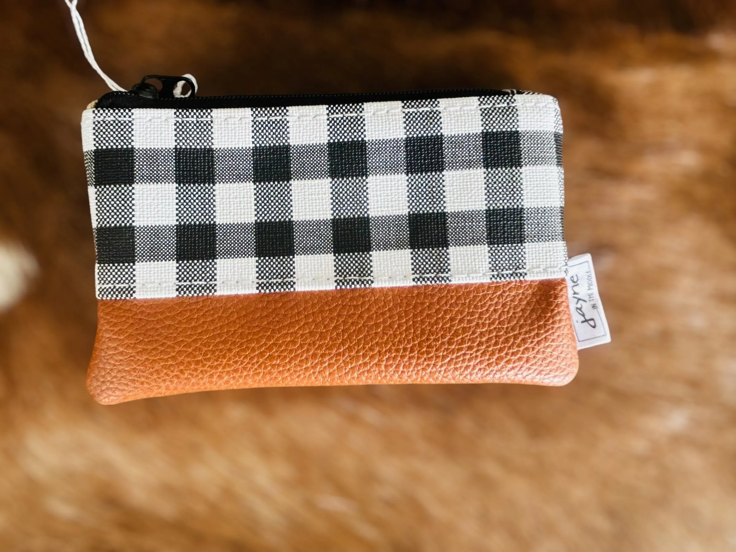 Leather & Vinyl Coin Purse