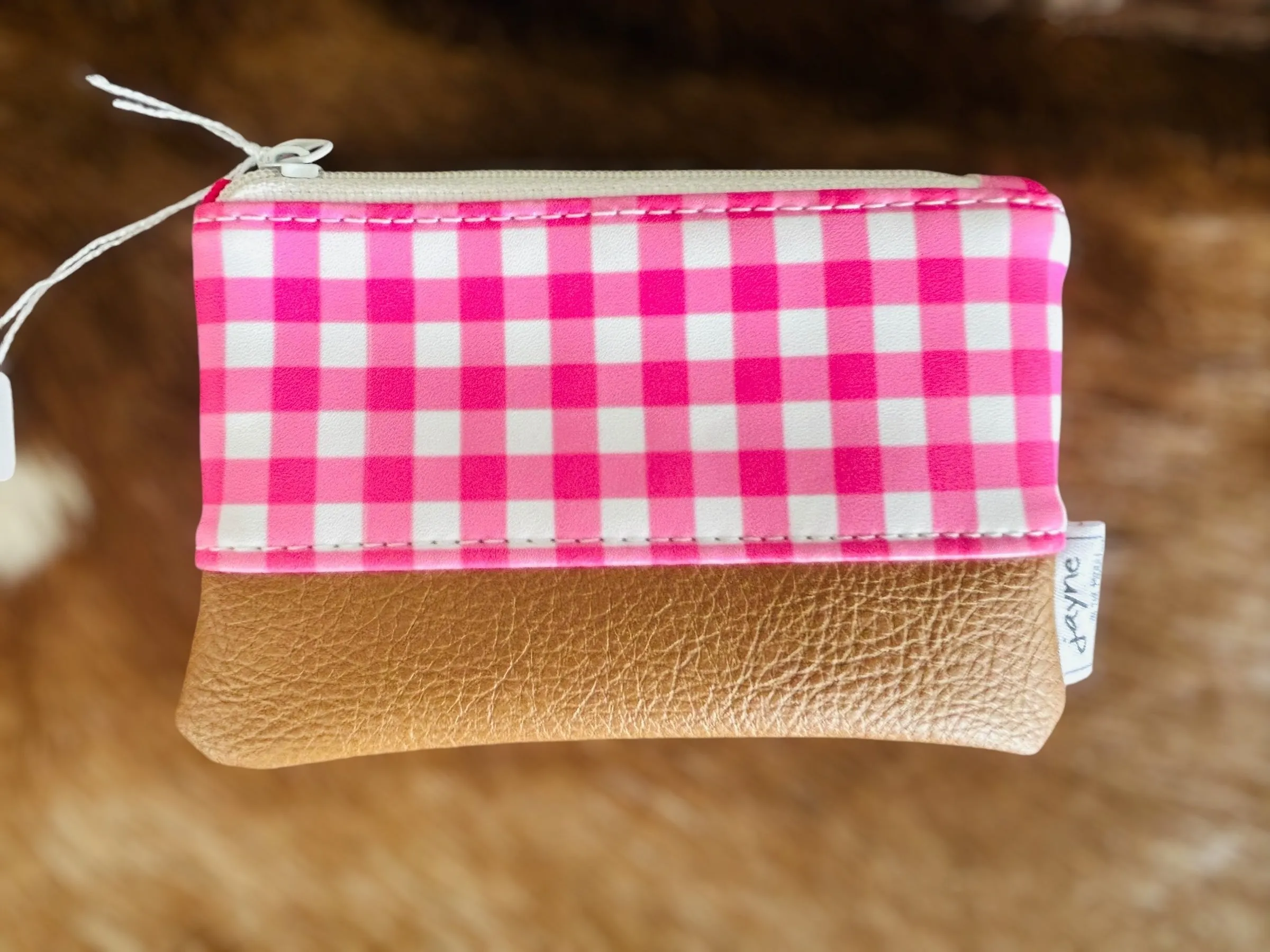 Leather & Vinyl Coin Purse