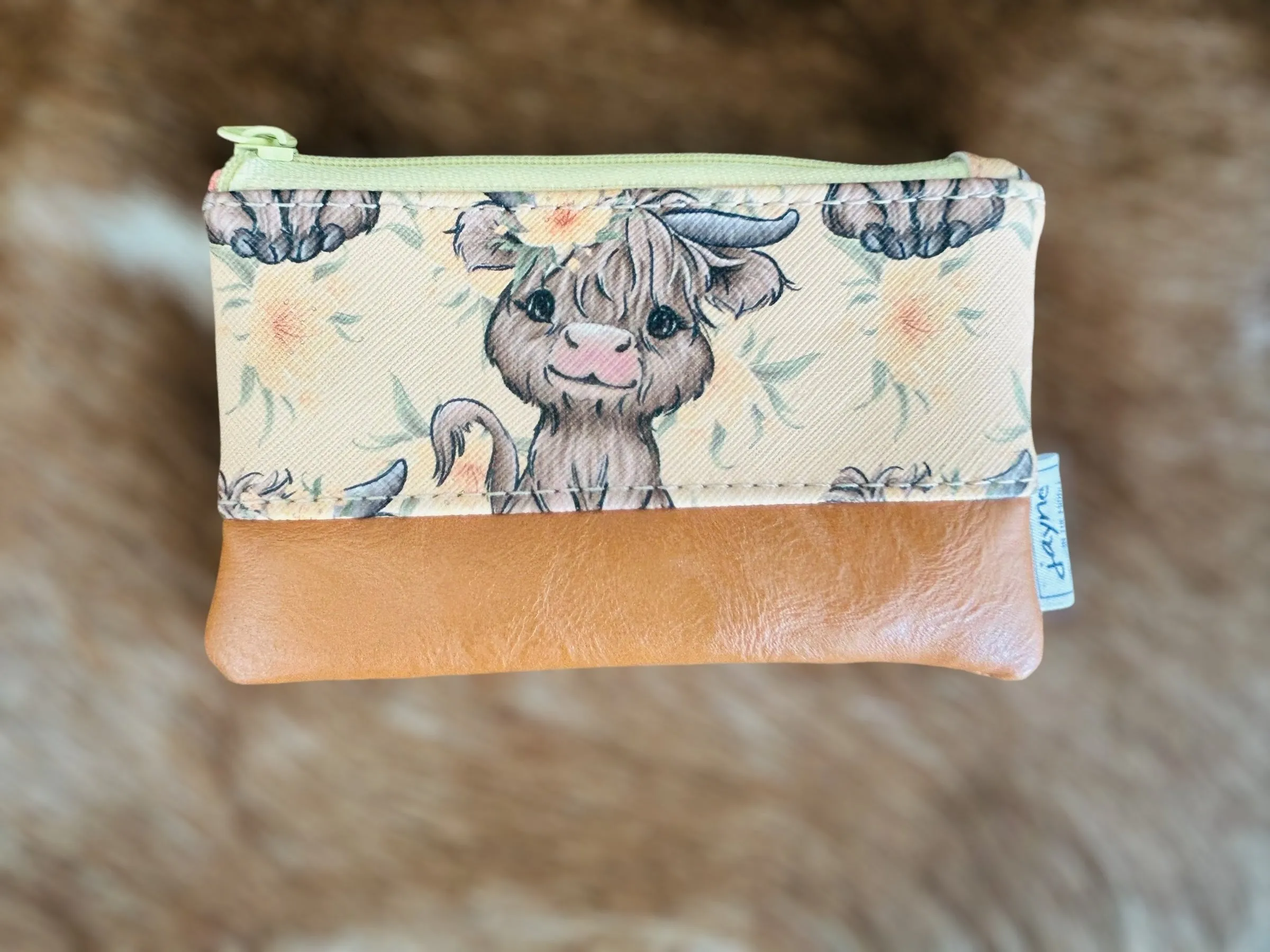 Leather & Vinyl Coin Purse