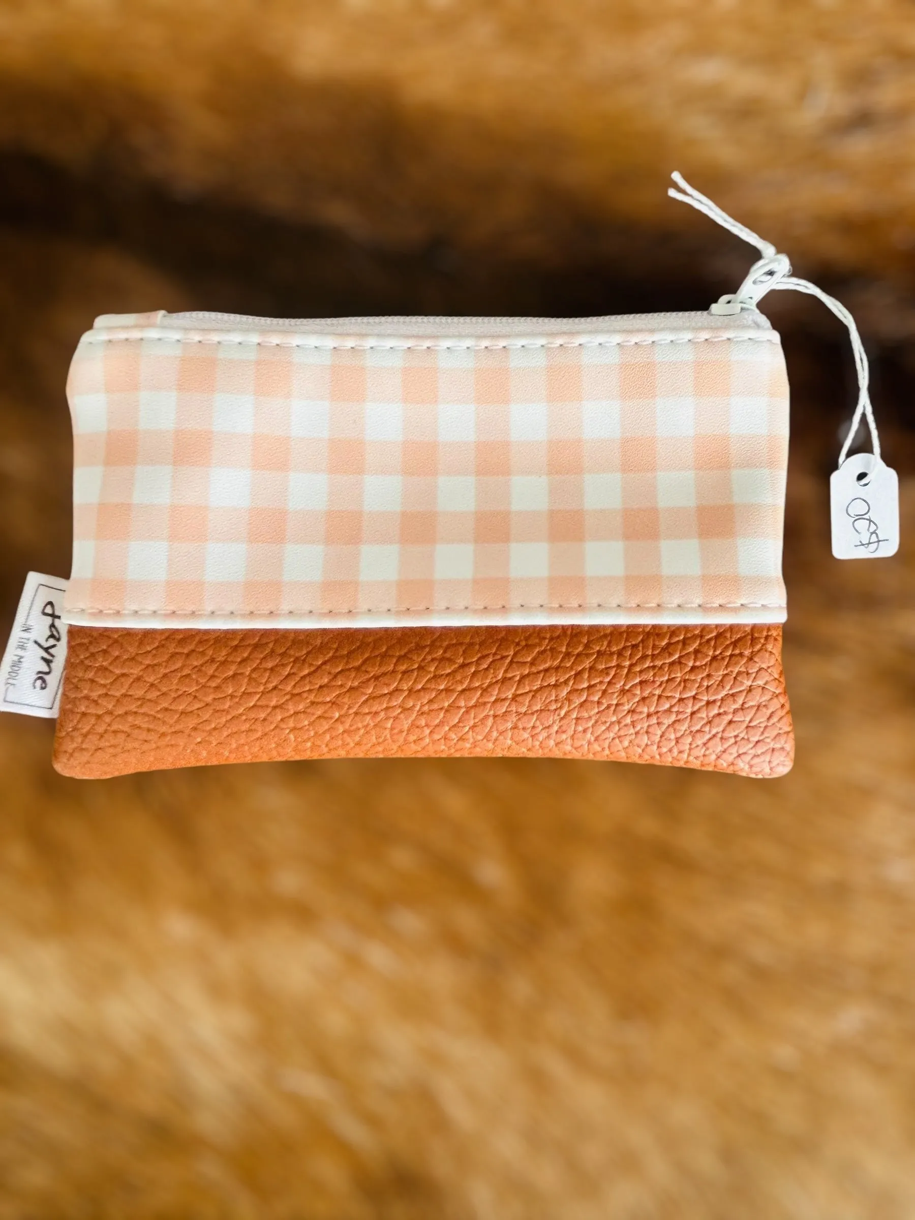 Leather & Vinyl Coin Purse