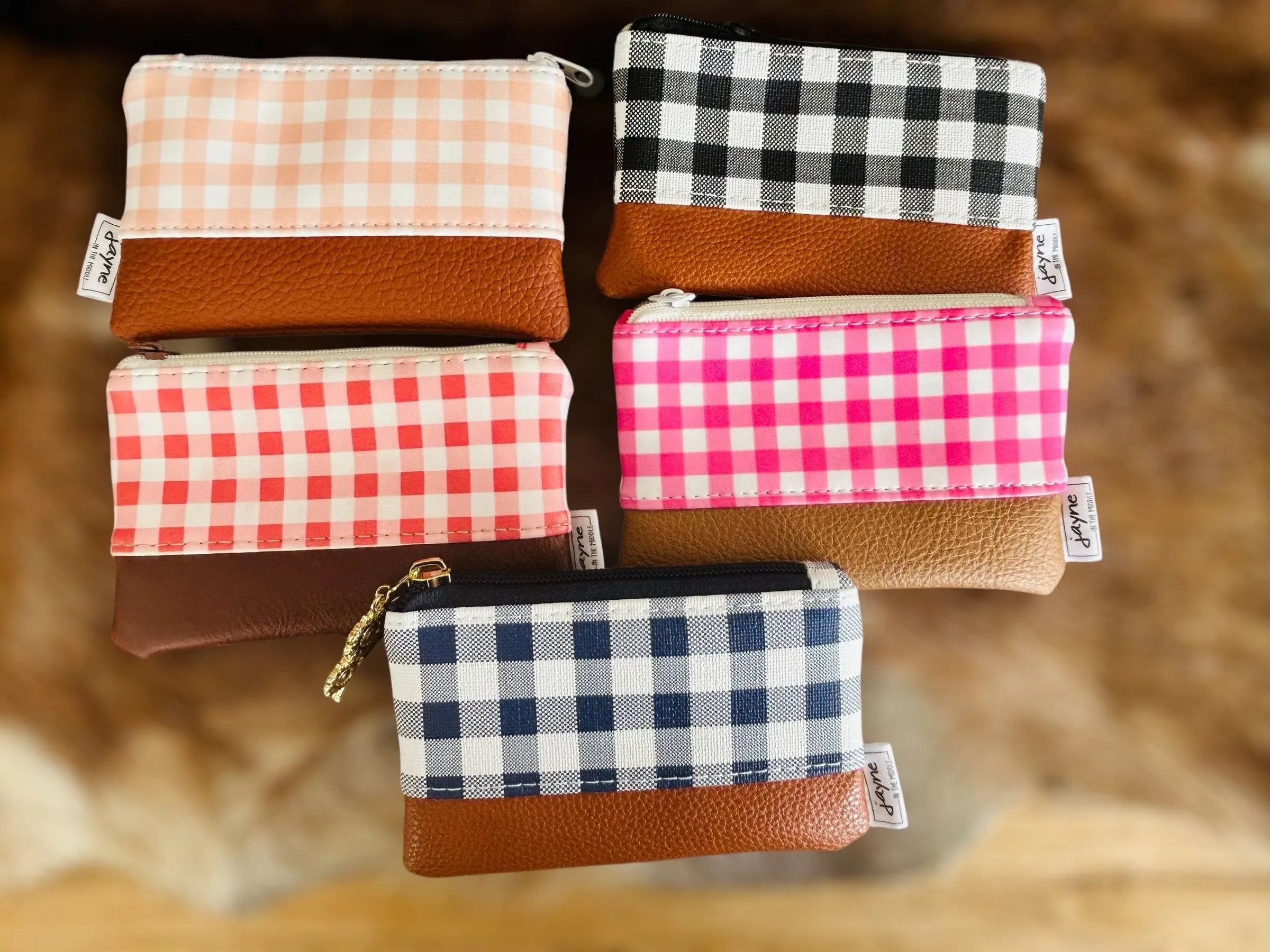 Leather & Vinyl Coin Purse