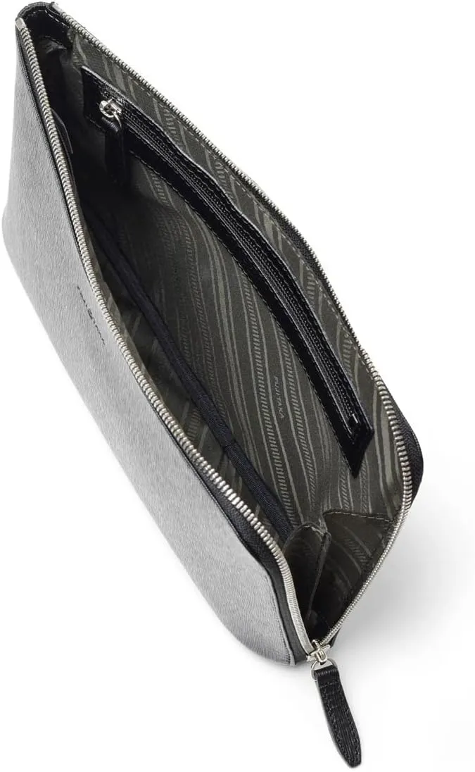 Leather Clutch Bag, New Jade, Made In Japan, No.622211