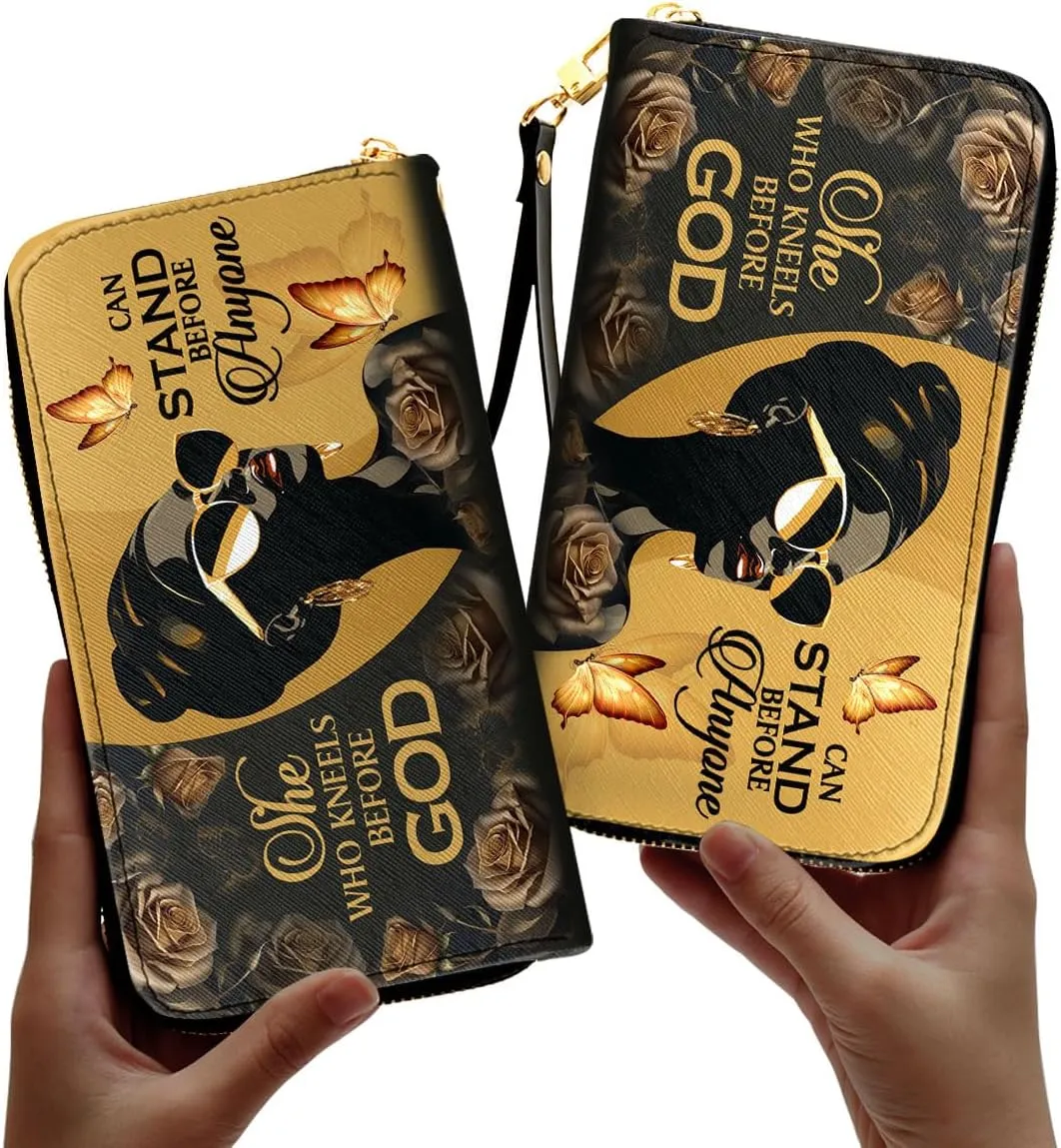 Leather Clutch - Wallet For African Women - Mother's Day & Birthday Gifts (STB10)
