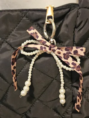 Leopard Print Purse Charm