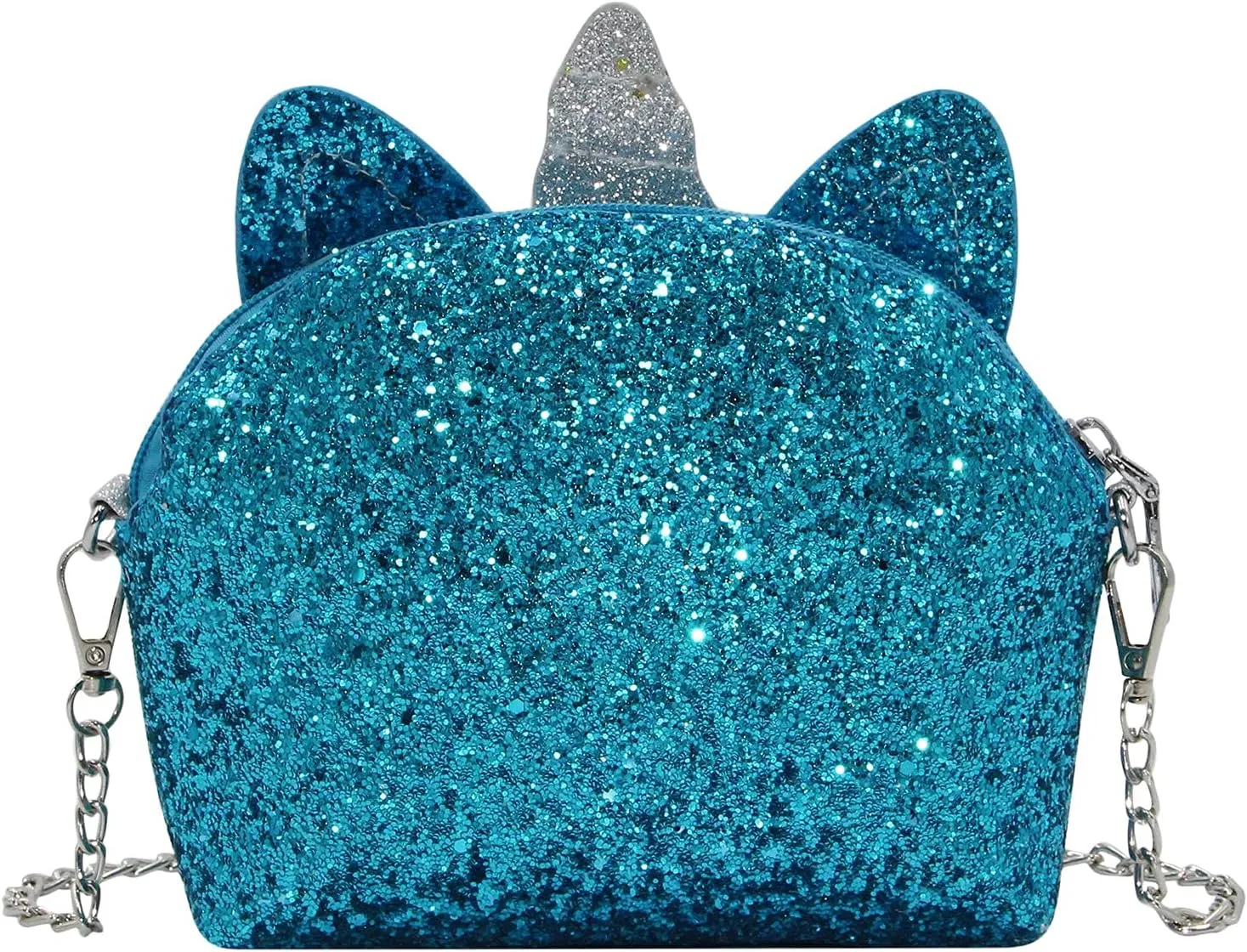 Little Girls Glitter Sequin Crossbody Purses Small Unicorn Handbag Messenger Shoulder Bag Gifts for Toddlers