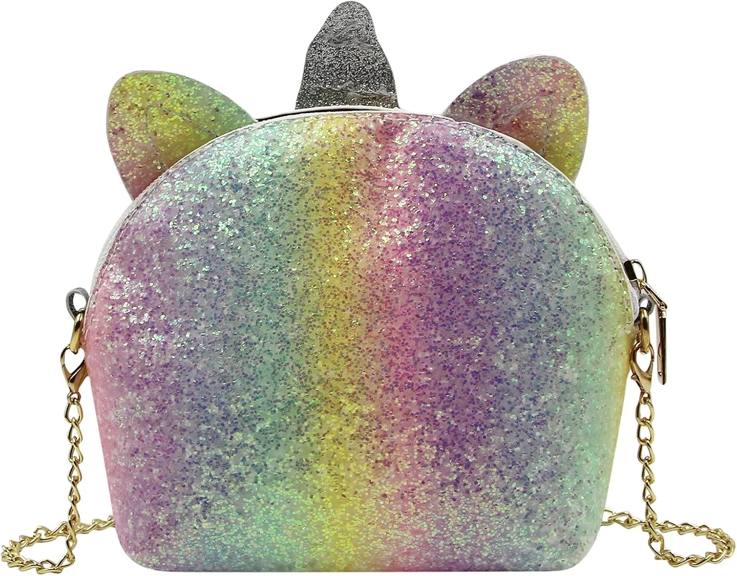 Little Girls Glitter Sequin Crossbody Purses Small Unicorn Handbag Messenger Shoulder Bag Gifts for Toddlers