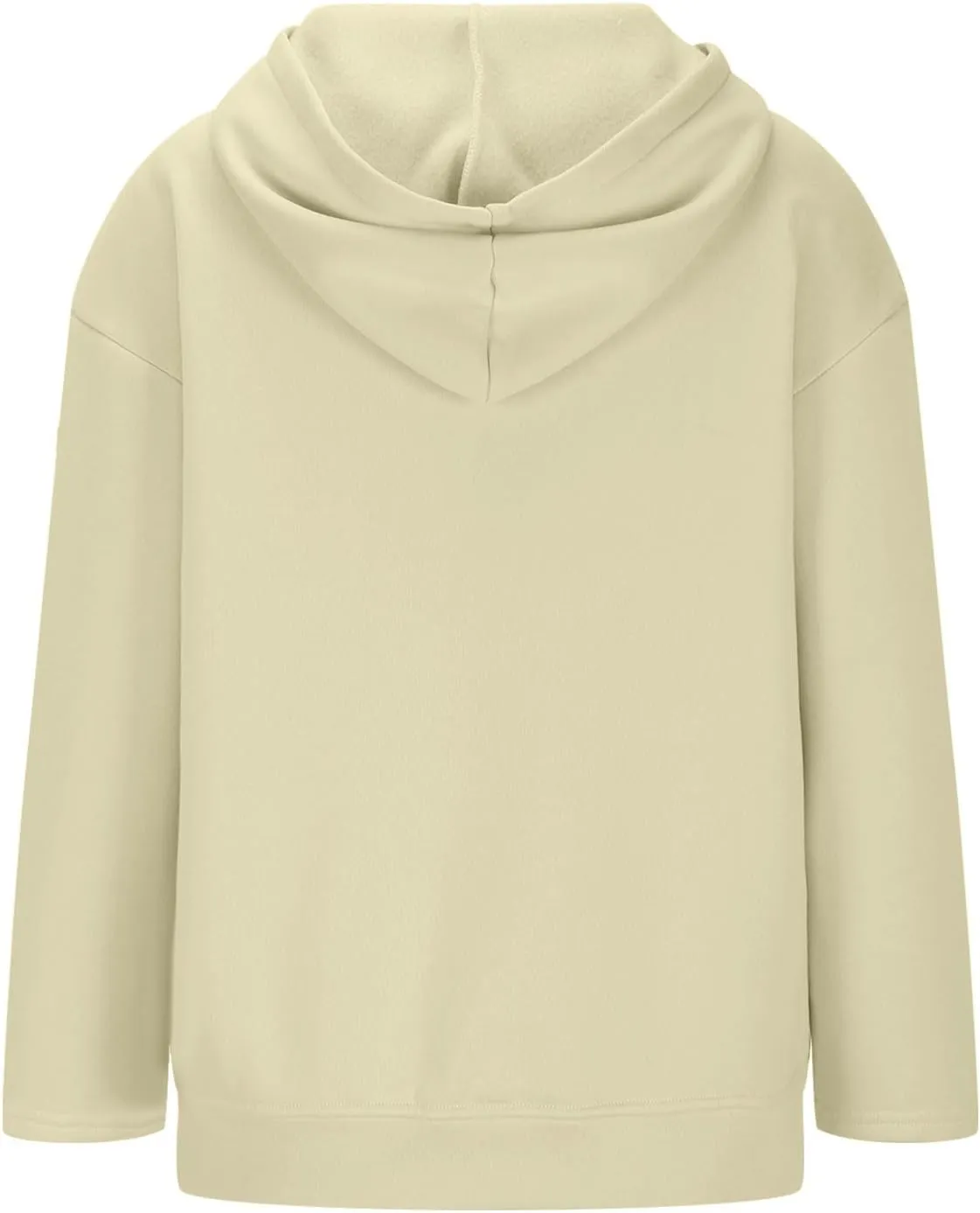 Long Sleeve Hooded Sweatshirt Coat Women Oversize Casual Jacket Zip Up Hoodies Cardigan Loose Outwear Fall Shirt