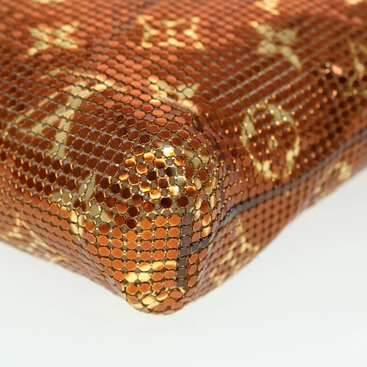 LOUIS VUITTON Monogram Mesh Frances Shoulder Bag Sequin M92287 LV 44524S