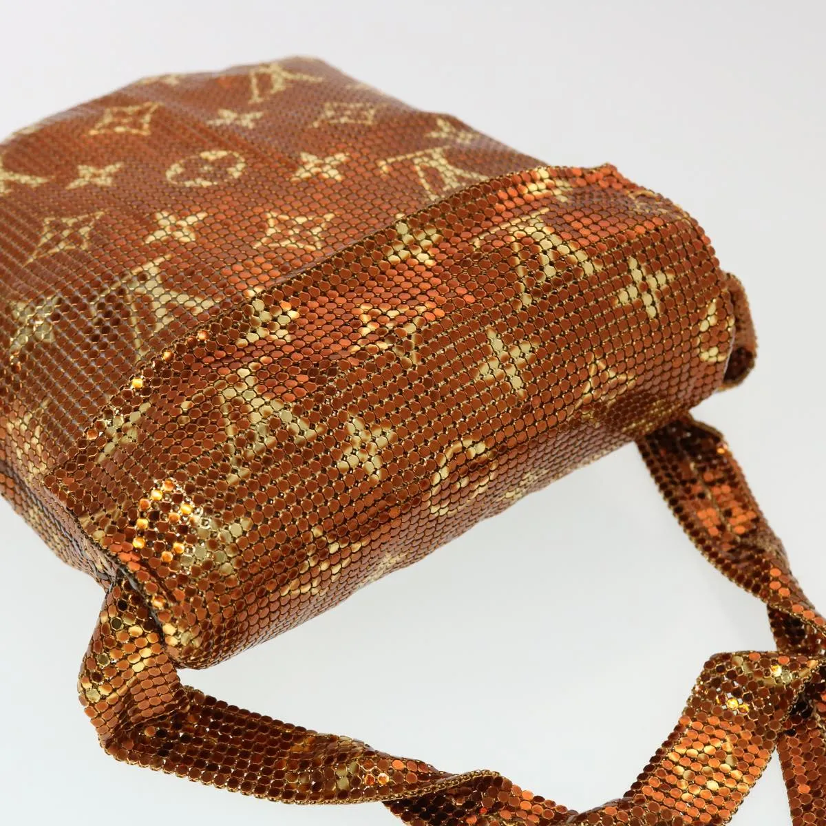LOUIS VUITTON Monogram Mesh Frances Shoulder Bag Sequin M92287 LV 44524S