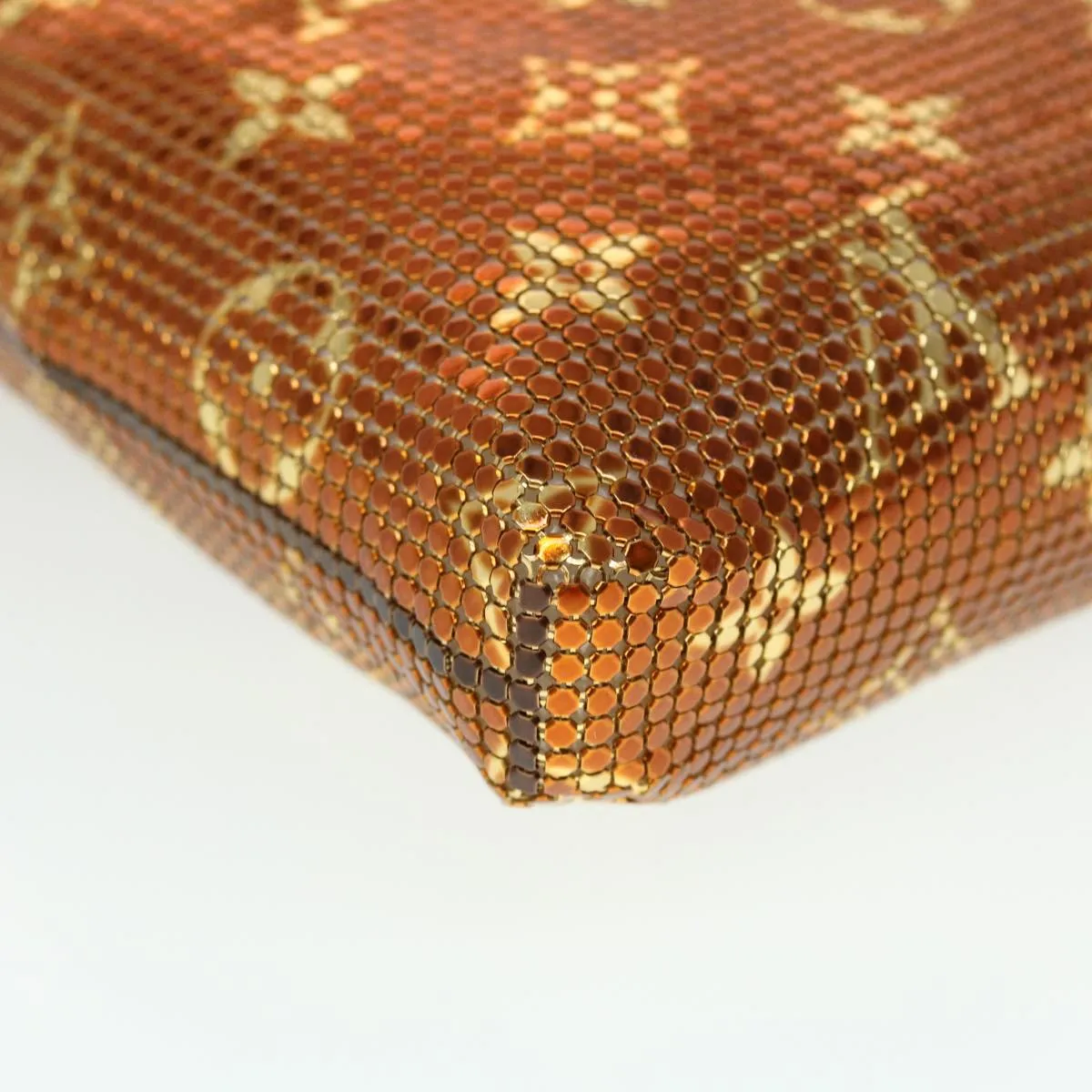 LOUIS VUITTON Monogram Mesh Frances Shoulder Bag Sequin M92287 LV 44524S