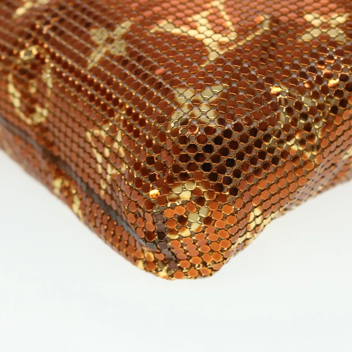 LOUIS VUITTON Monogram Mesh Frances Shoulder Bag Sequin M92287 LV 44524S