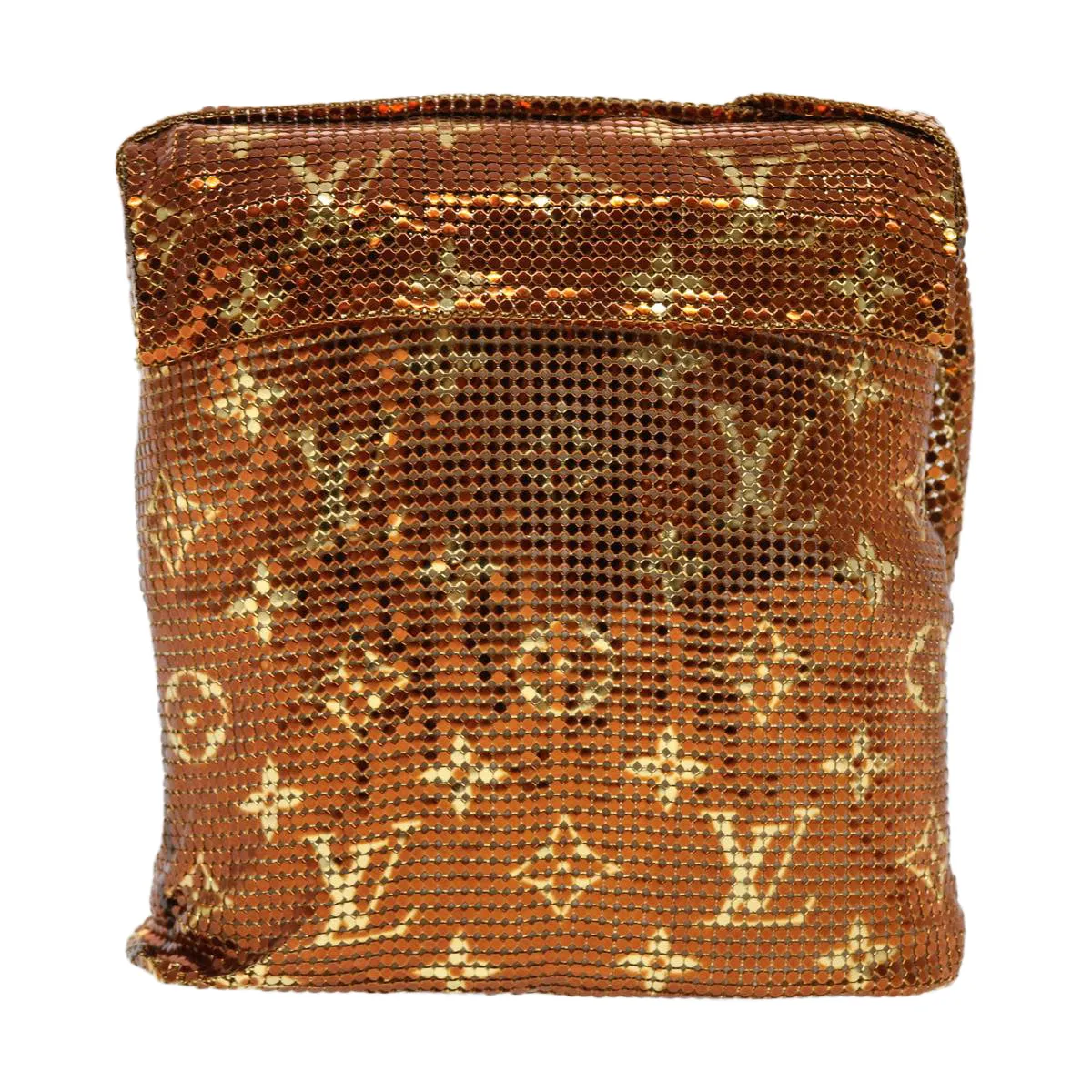 LOUIS VUITTON Monogram Mesh Frances Shoulder Bag Sequin M92287 LV 44524S