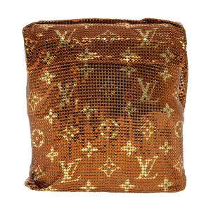 LOUIS VUITTON Monogram Mesh Frances Shoulder Bag Sequin M92287 LV 44524S