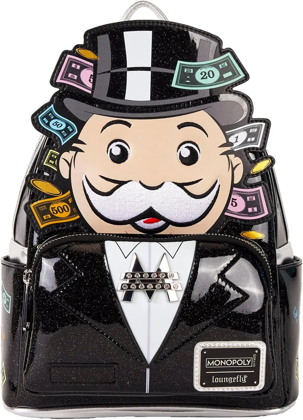 Loungefly Hasbro Monopoly Pennybags Mini Backpack