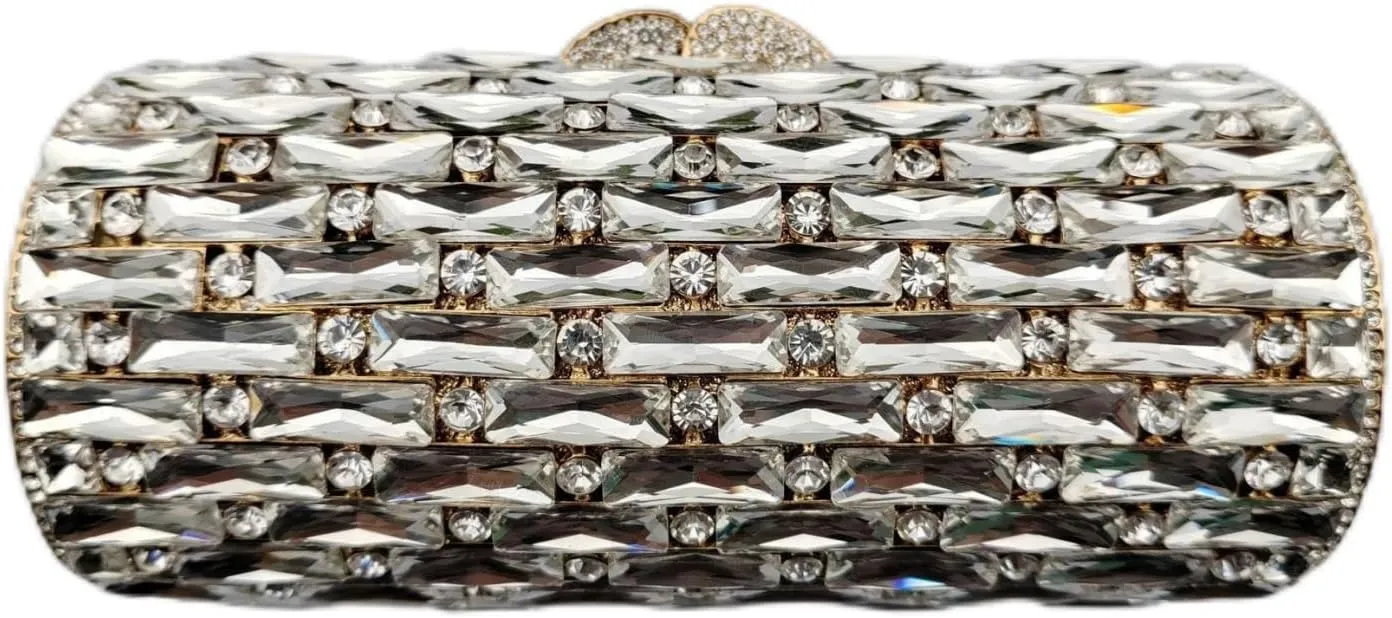 Luxury Crystal Clutch Rhinestone Purses for Women Formal Party Diamond Evening Bag Sparkling Purses and Handbag