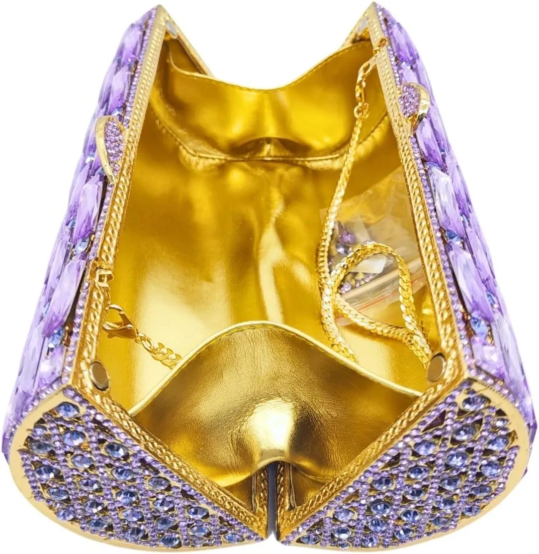 Luxury Crystal Clutch Rhinestone Purses for Women Formal Party Diamond Evening Bag Sparkling Purses and Handbag