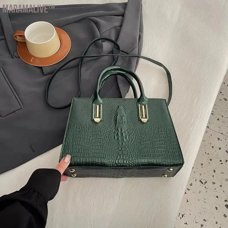 Luxury Purple Women Bag Pu Leather Handbag Large Capacity Shoulder Crossbody Bag For Women Designer Tote Classic Hand Bag Sac