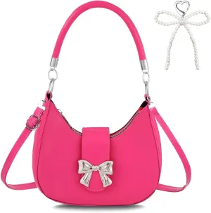 LYDZTION Shoudler Bag for Women,Tote Bag Purses for Women Crescent Adjustable Shoudler Strap Bag,Leather Crossbody Purse