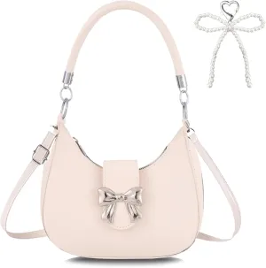 LYDZTION Shoudler Bag for Women,Tote Bag Purses for Women Crescent Adjustable Shoudler Strap Bag,Leather Crossbody Purse