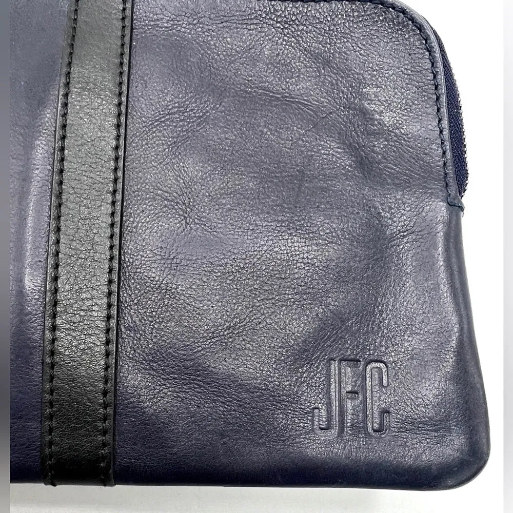 Madewell Monogram Leather Clutch