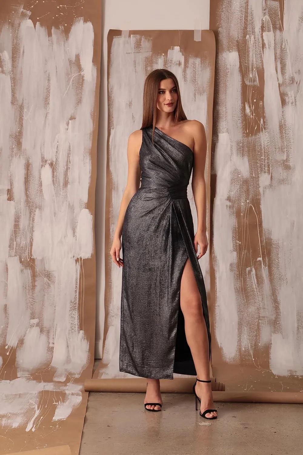 Maggy London Women's Holiday Sequin Dress Event Occasion Cocktail Party Guest of