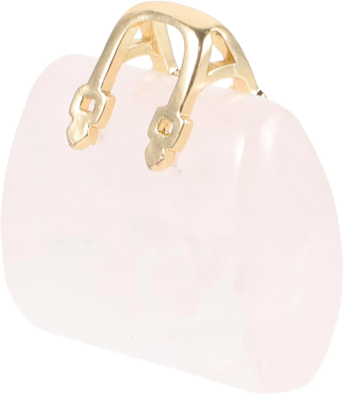 MAGICLULU Crystal Bag Ornaments Handbag Pocket Crystals Desktop Handbag Ornament Handbags Purses Canvas Bag Canvas Tote Bag Novelty Bag White Shoulder Bag Tote Bag for School Belt Bag