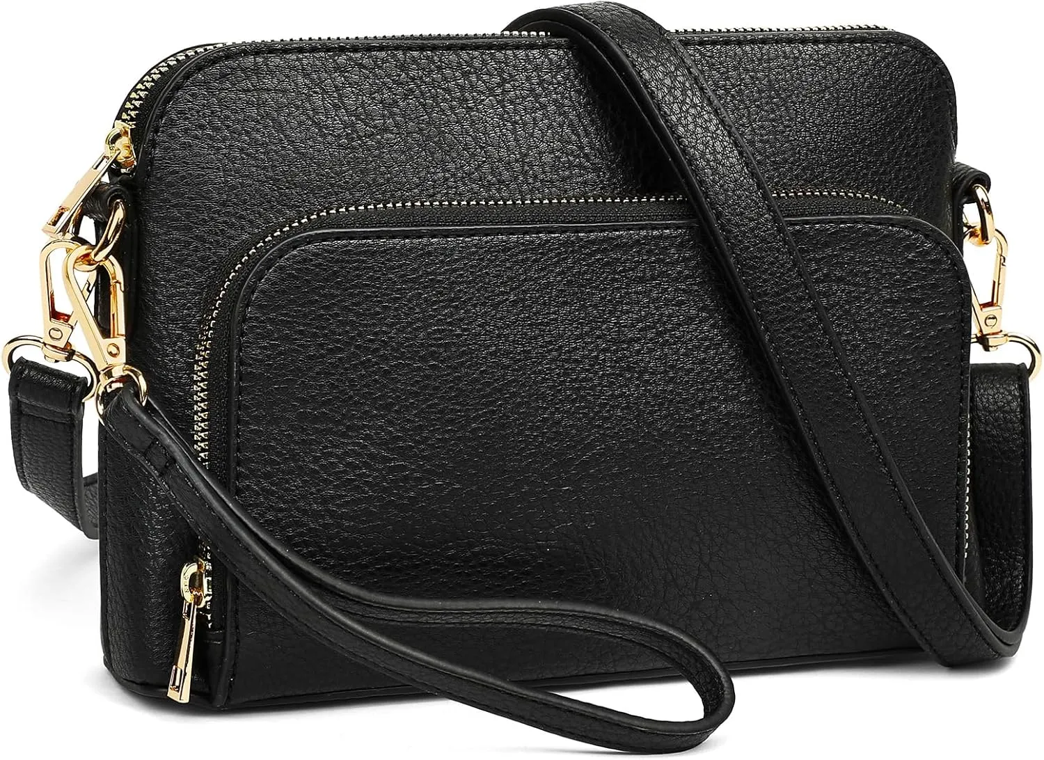 Marvolia Crossbody Bag for Women - PU Leather Shoulder Bag Trendy Small Crossbody Purse Bag for Travel Work Party