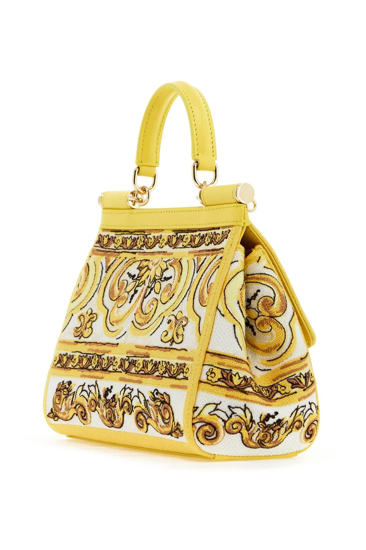 medium sicily handbag with maiolica embroidery