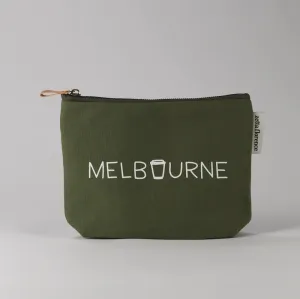 Melbourne Latte Clutch - Green