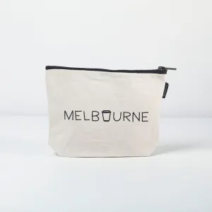 Melbourne Latte Clutch - Natural