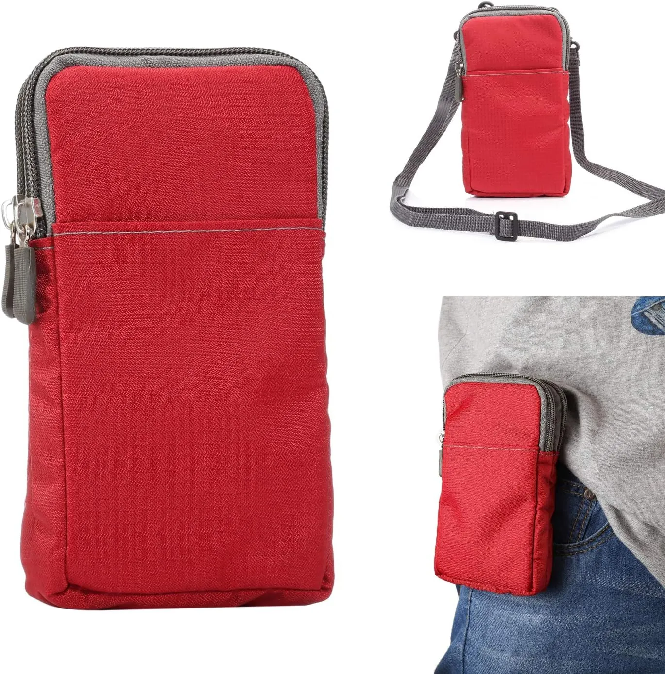Men Purse Belt Loop Cell Phone Holster for Samsung S20 FE,S21 Ultra 5G,S21  5G,Note 20, note20 Ultra,s20 Ultra, Waist Pocket Purse Wallet Crossbody Bag  Shoulder Strap Phone Bag