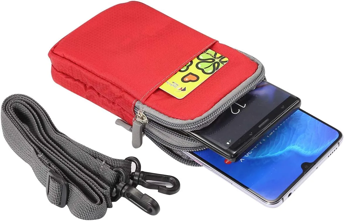 Men Purse Belt Loop Cell Phone Holster for Samsung S20 FE,S21 Ultra 5G,S21  5G,Note 20, note20 Ultra,s20 Ultra, Waist Pocket Purse Wallet Crossbody Bag  Shoulder Strap Phone Bag