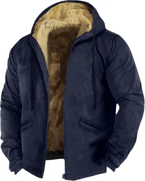 Men's Long Winter Coat Heavyweight Down Jacket Winter Warm Jacket Outerwear Outdoor Thick Casual Hoodies Plus Size