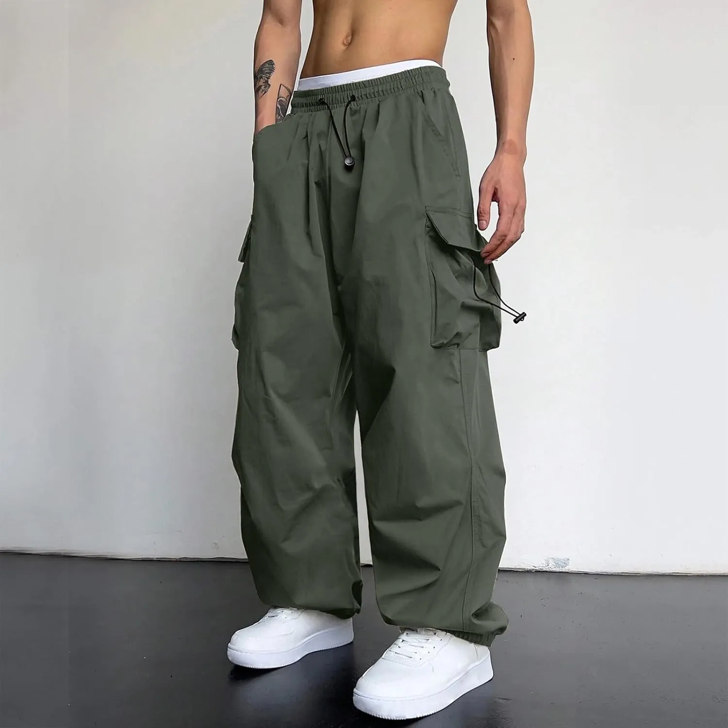 Mens Sweatpants with Pockets Jogger Plaid Slacks Public Shorts Thermal Slim Fit Body with Pockets Regular Fit Travel