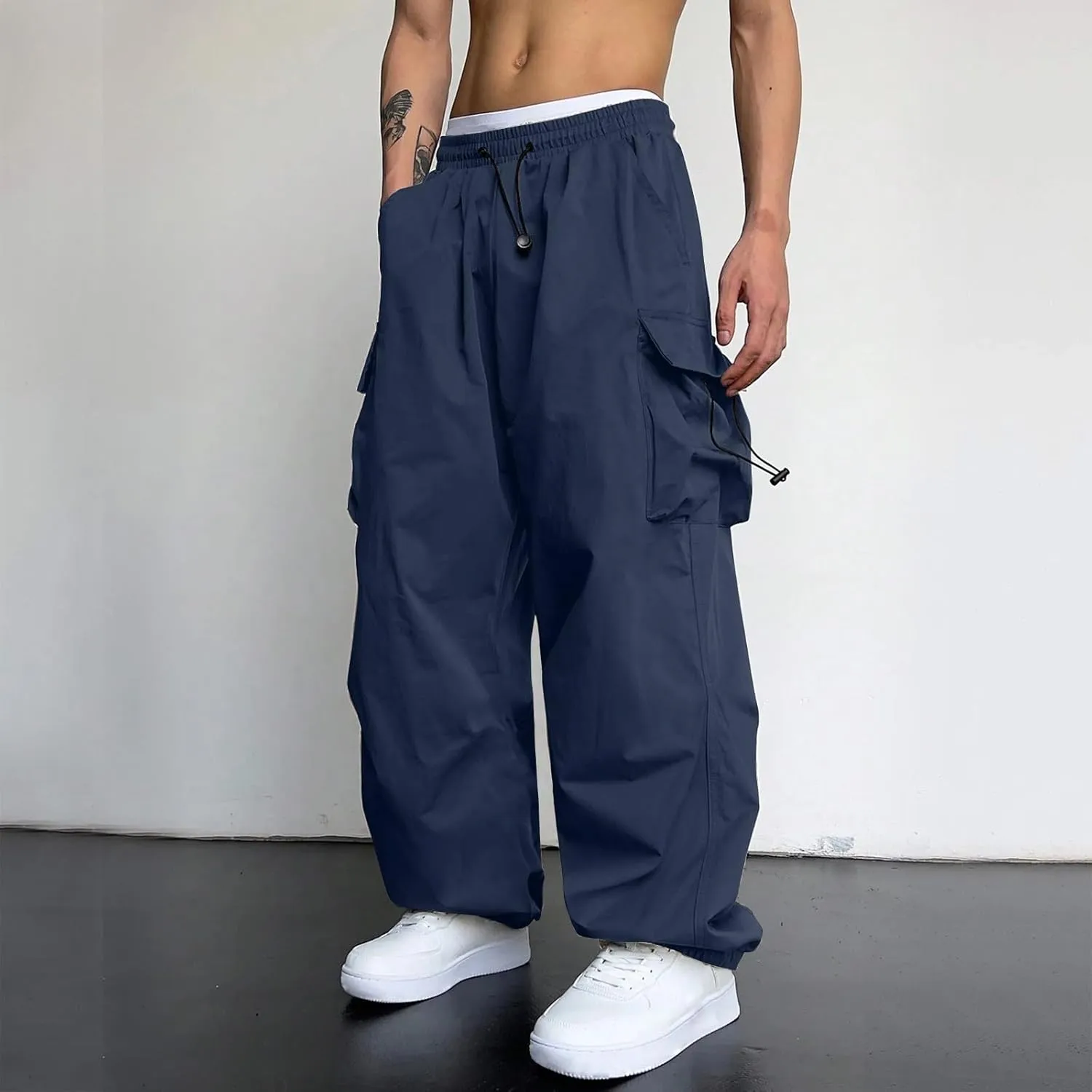 Mens Sweatpants with Pockets Jogger Plaid Slacks Public Shorts Thermal Slim Fit Body with Pockets Regular Fit Travel