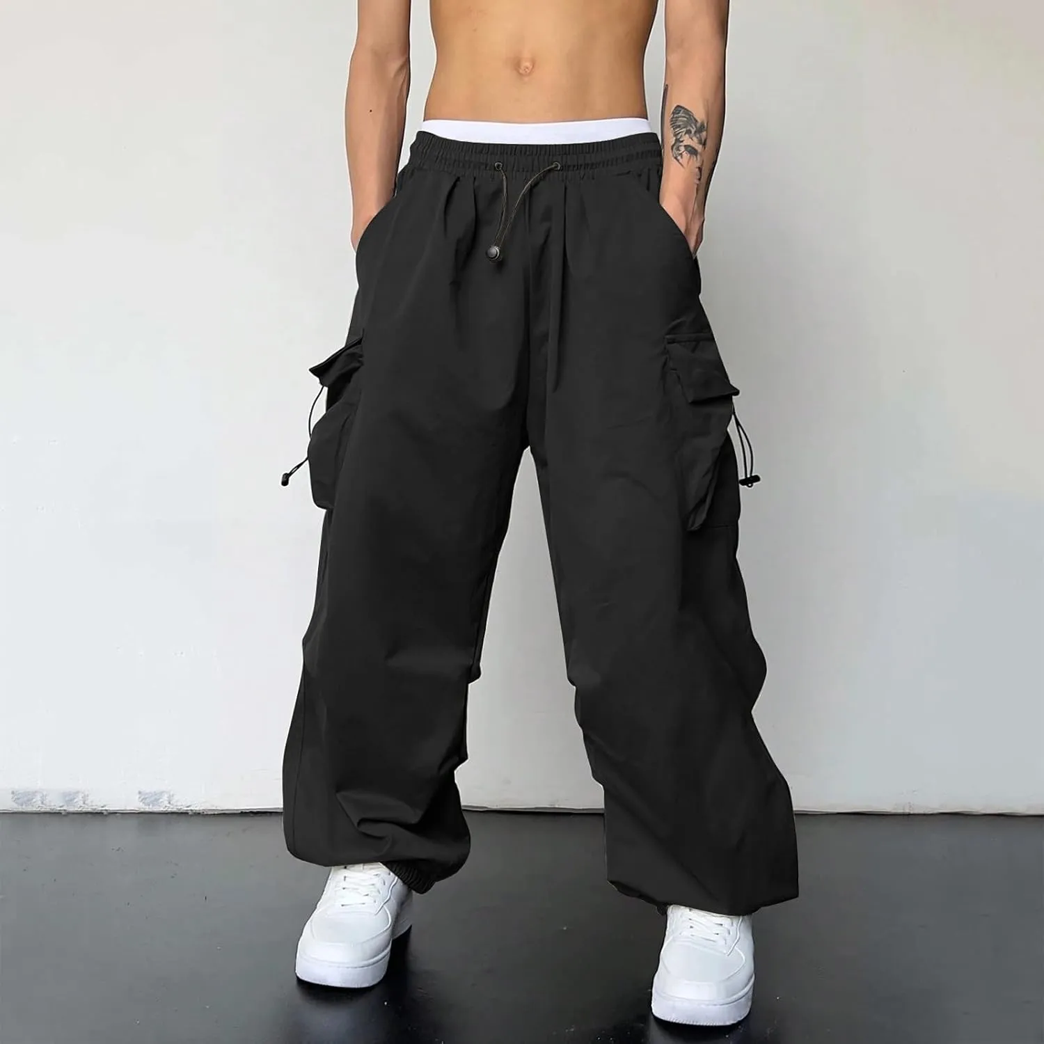 Mens Sweatpants with Pockets Jogger Plaid Slacks Public Shorts Thermal Slim Fit Body with Pockets Regular Fit Travel