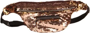 Mermaid Sequin Waist Pack Sport Outdoor Travel Riding Biking Bags Fashion Personality Cross Body Bag Shoulder Bag (Dblue), Gold