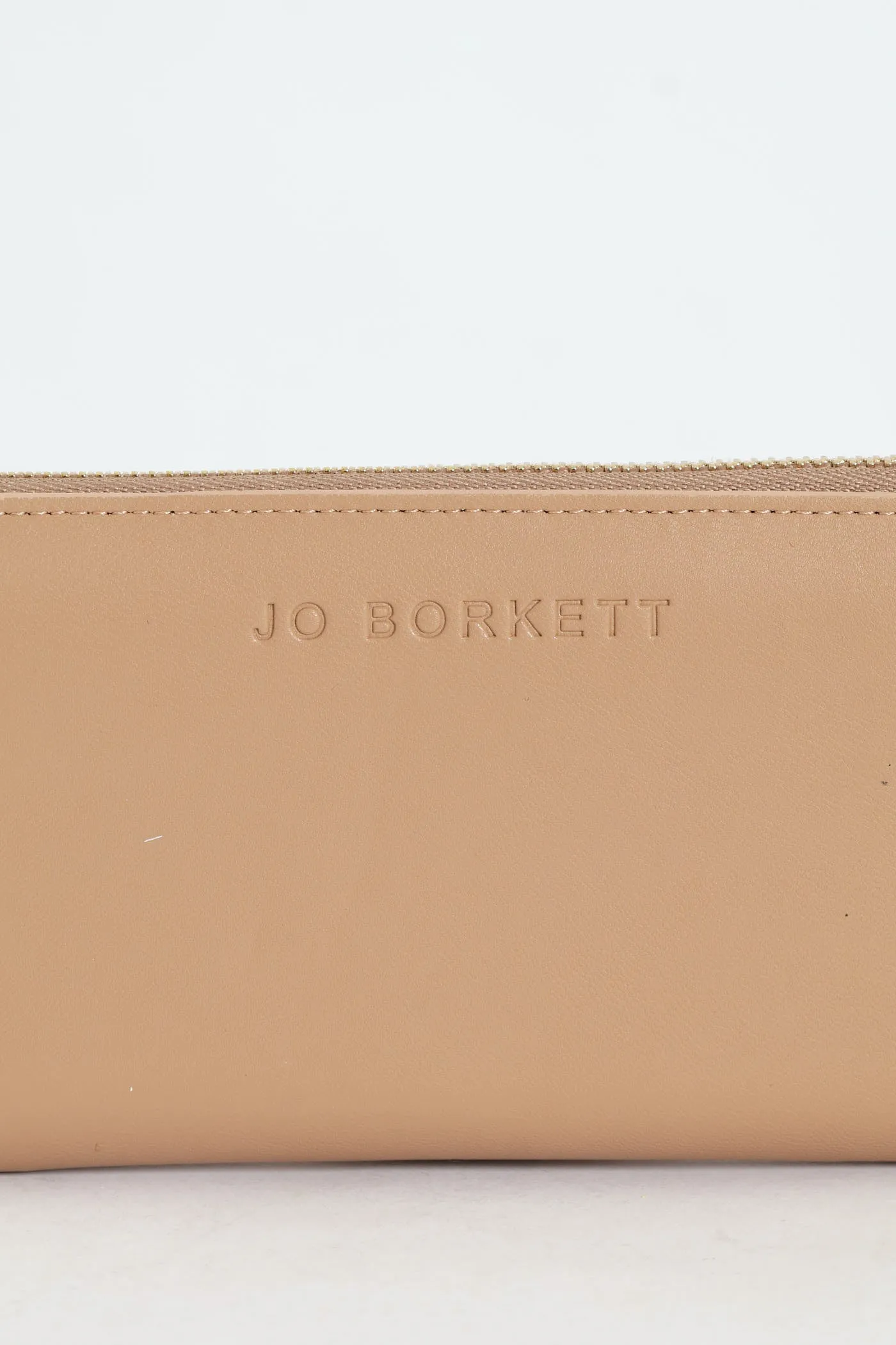 Meryl Smooth Zip Around Purse - Mink
