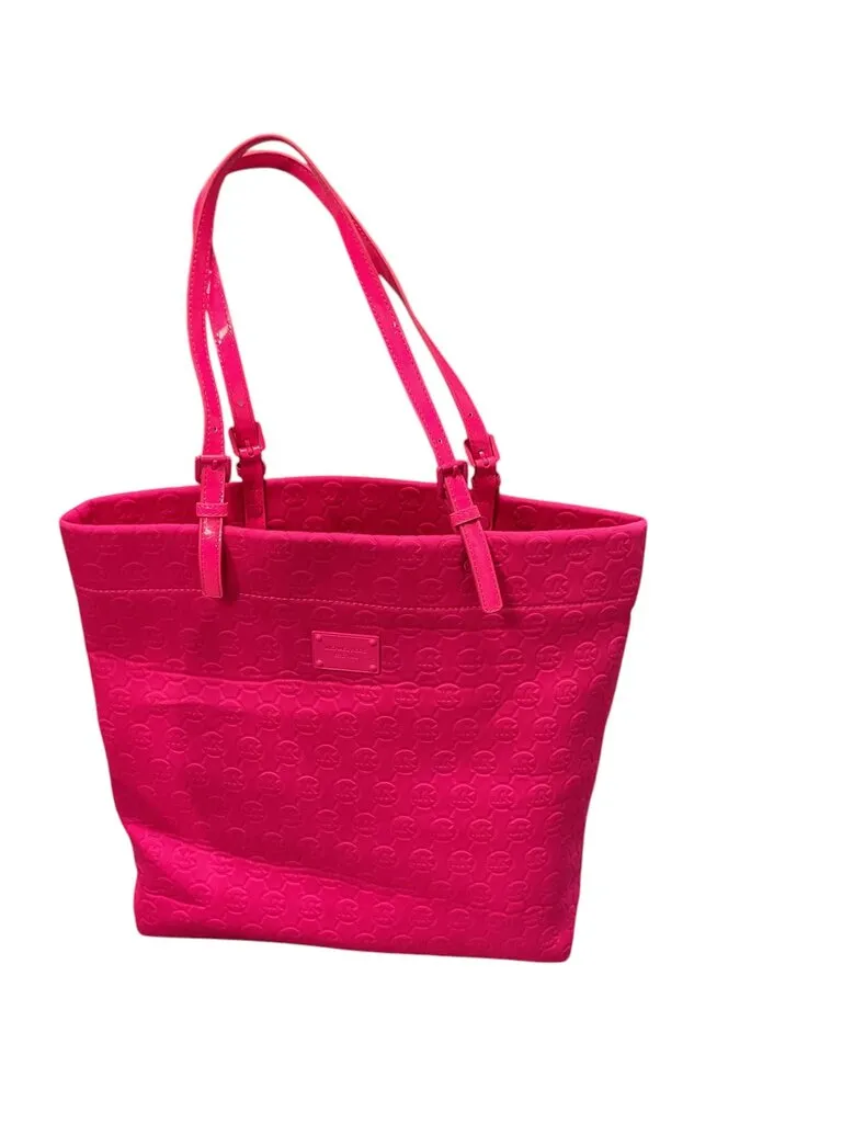 Micheal Kors pink embroidered bag