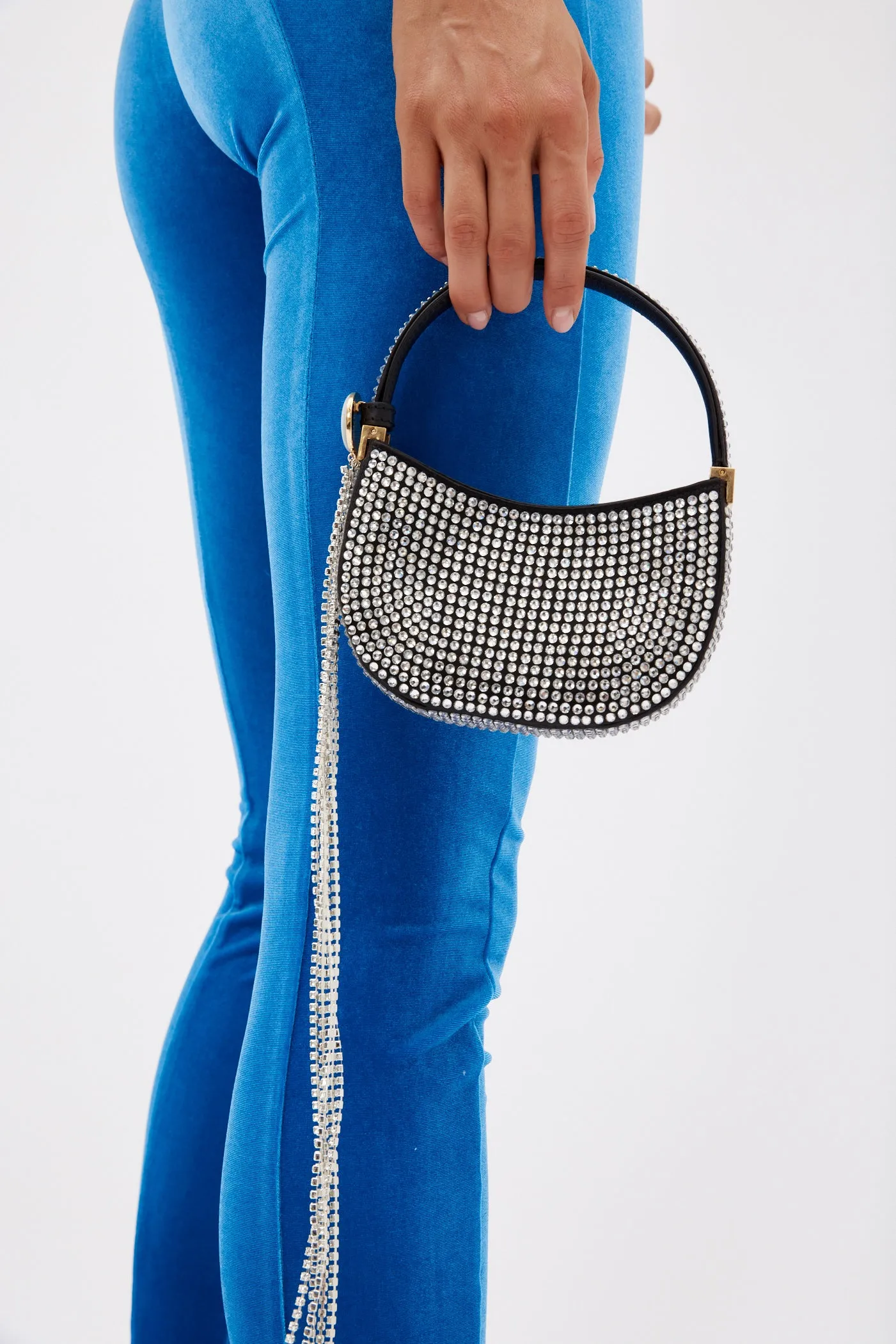 Micro Vesna Black Crystals Bag