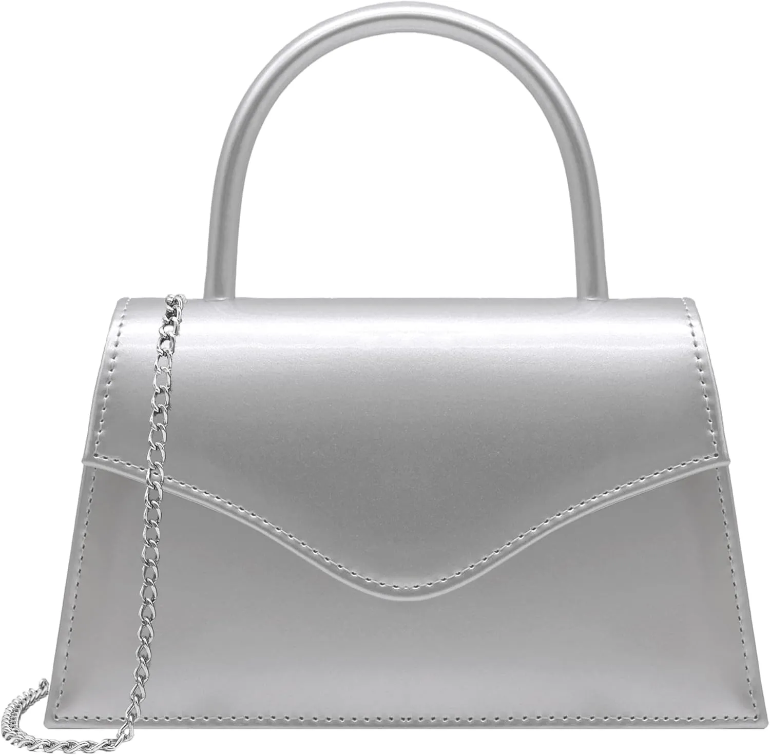 Milisente Women's Evening Bag Bridal Party Clutch Purses Cocktail Prom Handbags with Patent Leather