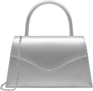 Milisente Women's Evening Bag Bridal Party Clutch Purses Cocktail Prom Handbags with Patent Leather