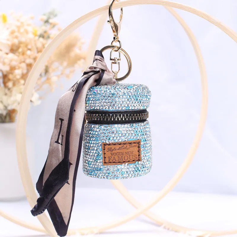 Mini Full Diamond Advanced Sense Earphone Classic Coin Purses
