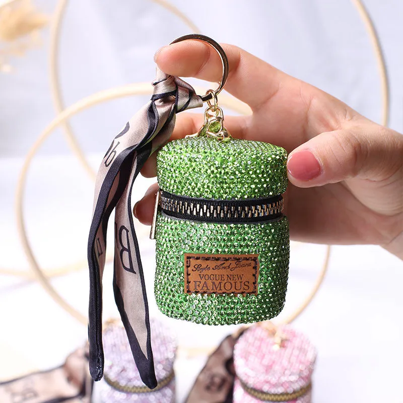 Mini Full Diamond Advanced Sense Earphone Classic Coin Purses